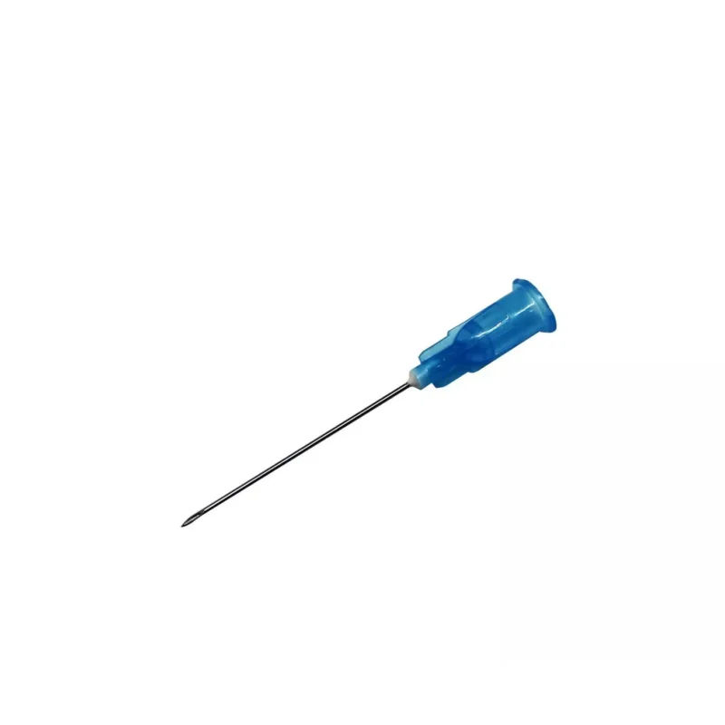 New_23g-hypodermic-needle-30mm 23G Hypodermic Needle (0.65mm X 30mm) Blue (23G X 1, 1/4" Inch)