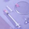 Stainless Steel Dispensing Tip 20G x 1/2 in Pink